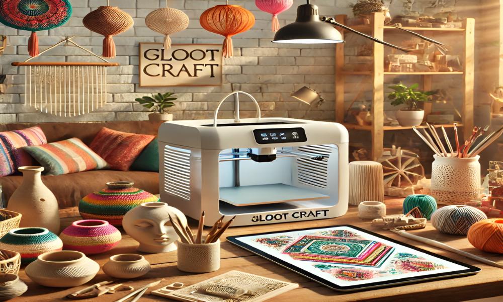 Gloot Craft combines modern technology with traditional crafts, offering endless creativity, innovation, and eco-friendly crafting possibilities!