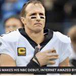 Drew Brees makes his nbc debut, internet amazed by his new hair