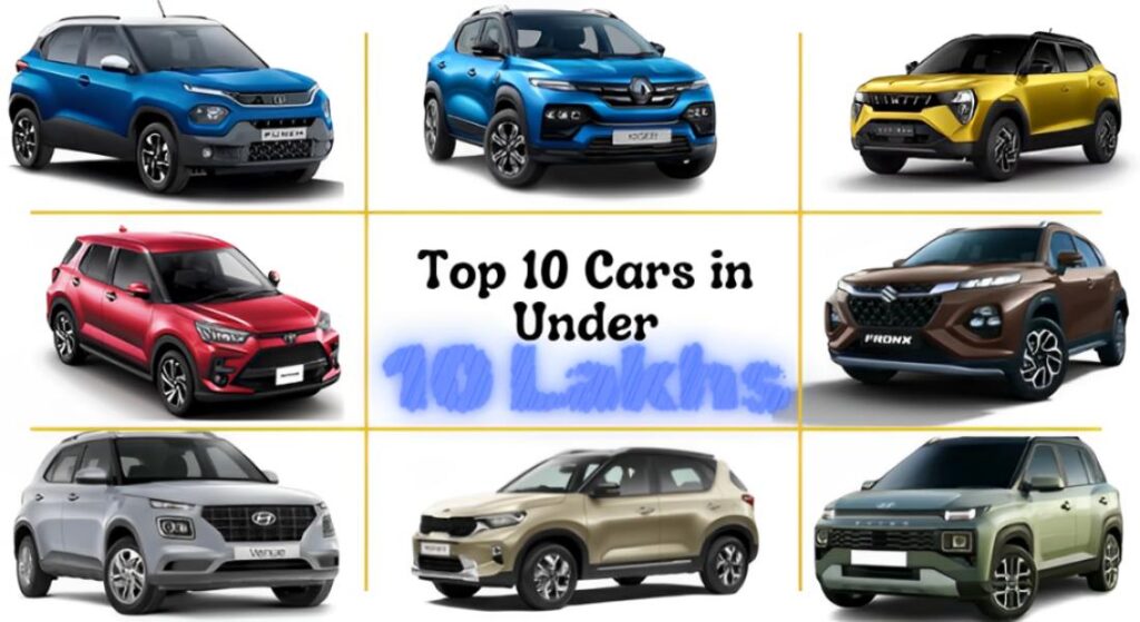 Discover the best rides for families and young drivers! Top 10 Cars in Under 10 Lakhs with style and features!